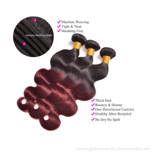 Wholesale Best Quality Malaysian Color 1B-99J Hair Weave Dark Red Hair Cheap Straight 100% Malaysian Human Hair Extension